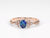 Modified Regal Honor 18K Rose-White Gold Natural Alexandrite Ring