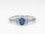 Modified Regal Honor 18K White Gold Natural Alexandrite Ring