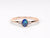 Mini Refined Beauty - 18K Rose Gold Natural Alexandrite Ring