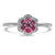 Floral Essence - 18K White Gold Natural Alexandrite Ring