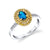 Pure Royalty - 14K White Yellow Gold Alexandrite Ring