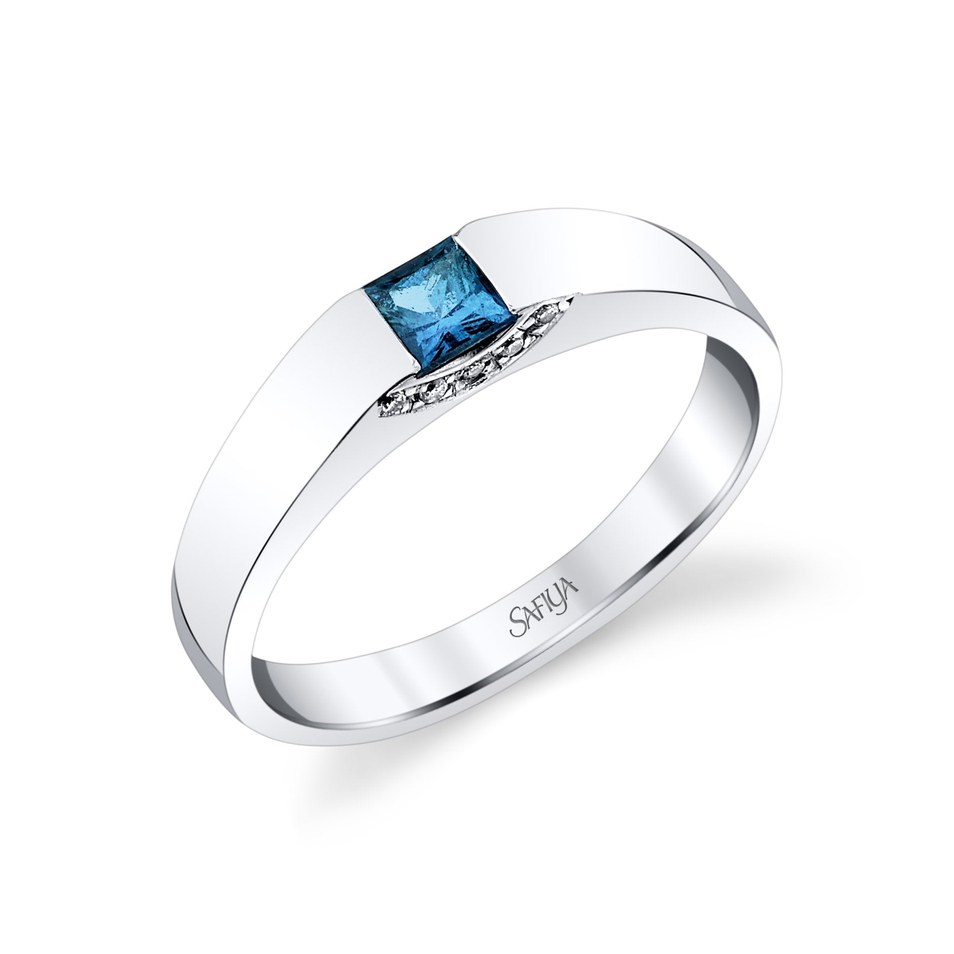Simplicity Princess - Platinum Alexandrite Ring