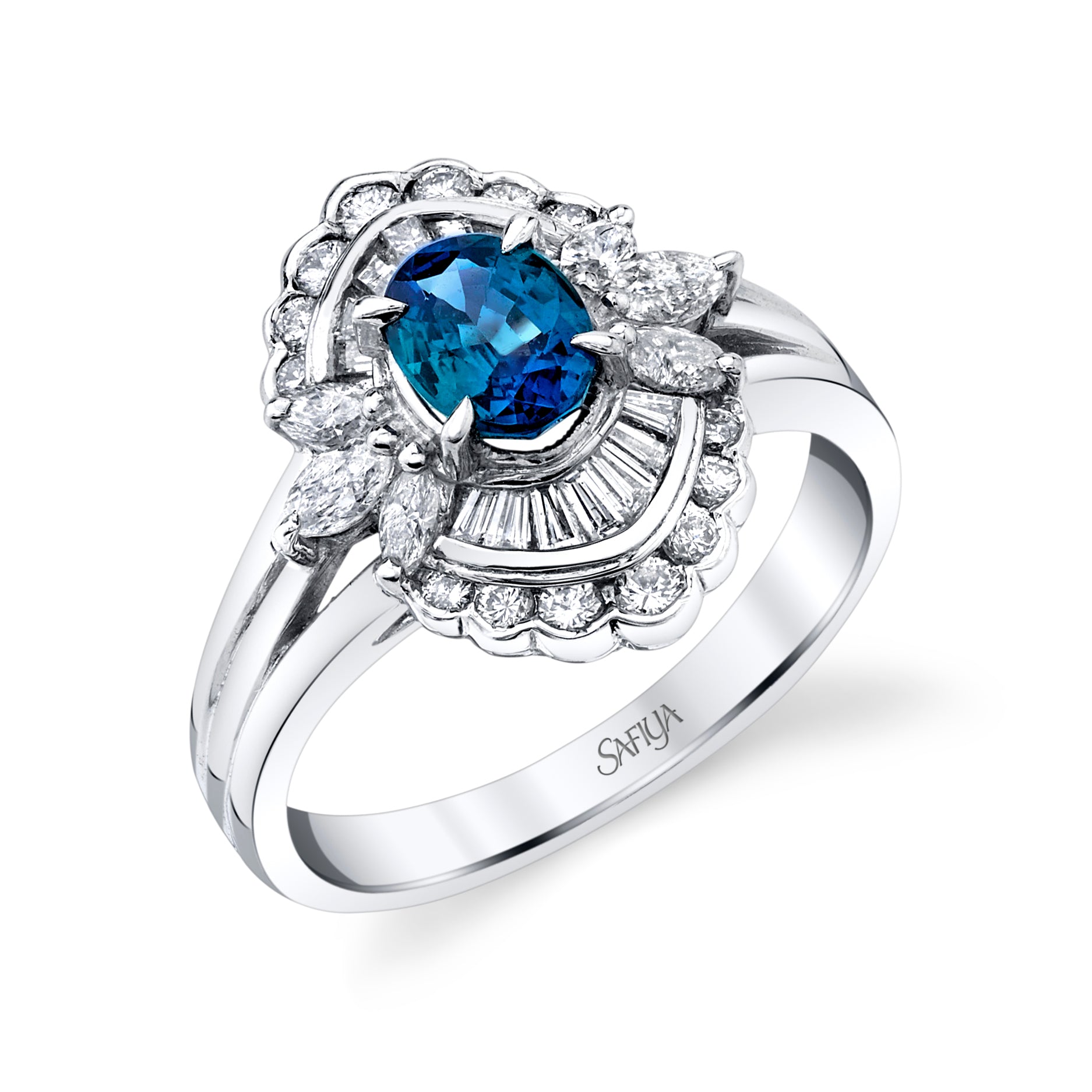 Antiquity - Platinum Alexandrite Ring