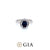 Regal Elegance - Platinum Natural Alexandrite Ring