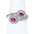Two Be One - 18K White Gold Natural Alexandrite Ring