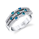 Beauty Waves - 14K White Gold Alexandrite Ring