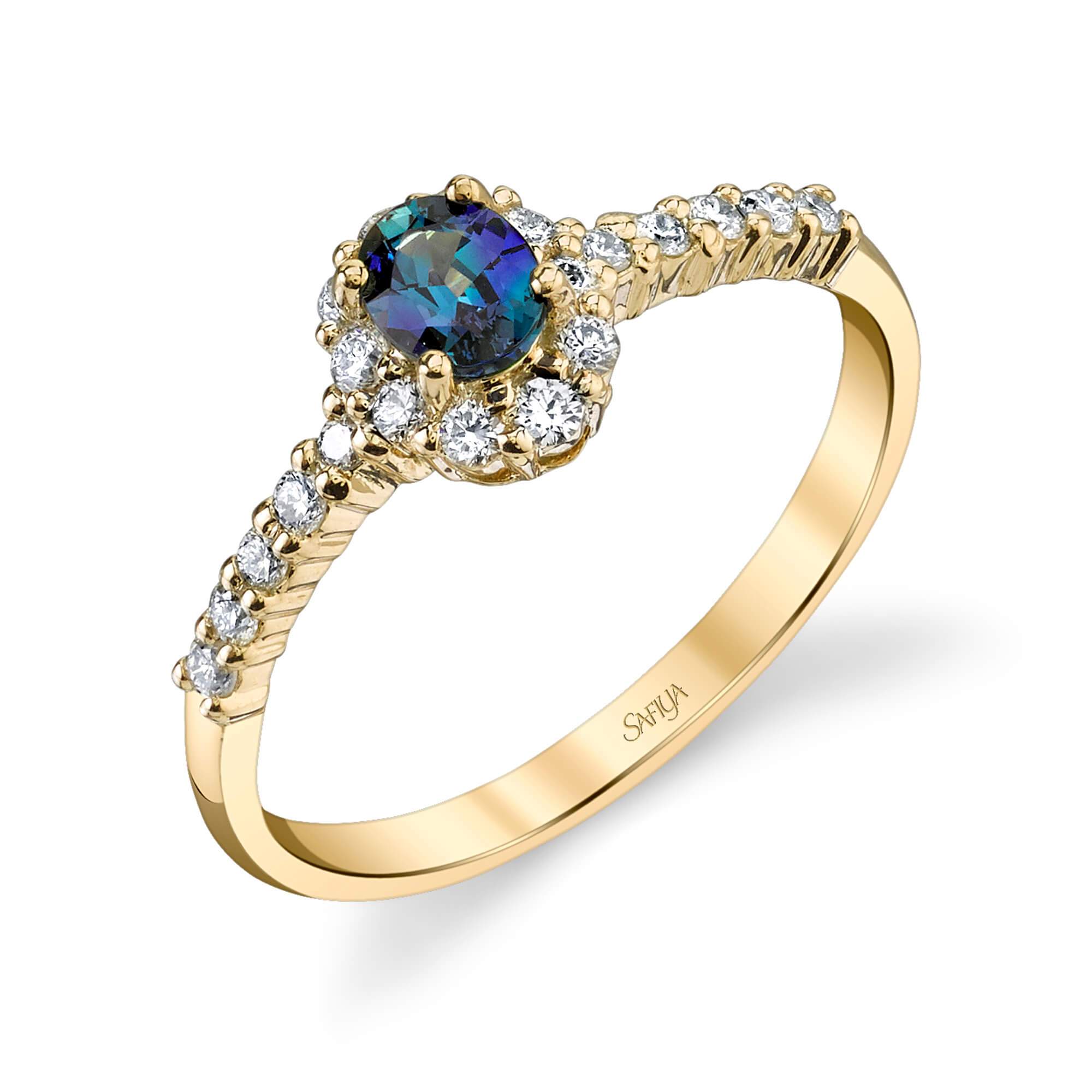 Radiance - 14K Yellow Gold Alexandrite Ring