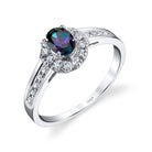 Stardust - 14K White Gold Alexandrite Ring