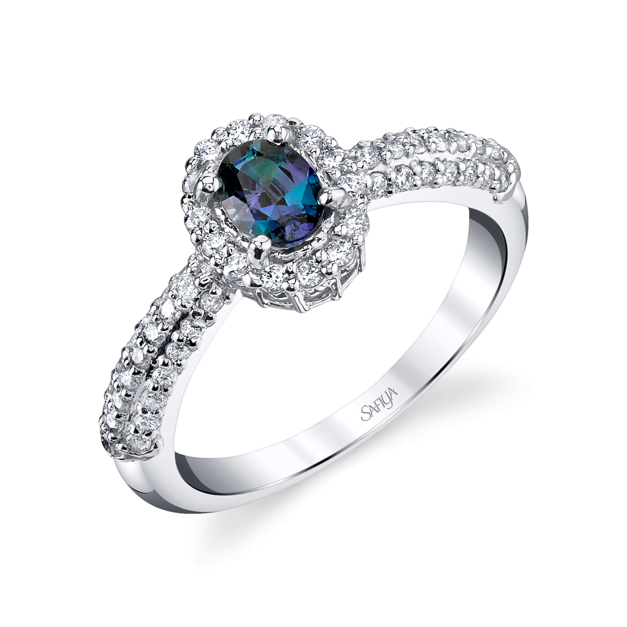 Minds Eye - 18K White Gold Alexandrite Ring