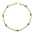 Hearts Wreath - 18K Yellow Gold Alexandrite Bracelet