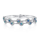 Royal Highness - 14K White Gold Alexandrite Bangle