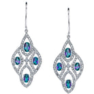 Sea Dancers - 14K White Gold Alexandrite Earring