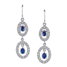Morning Stars - 14K White Gold Alexandrite Earring