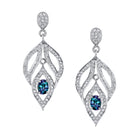 New Leaf - 14K White Gold Alexandrite Earring