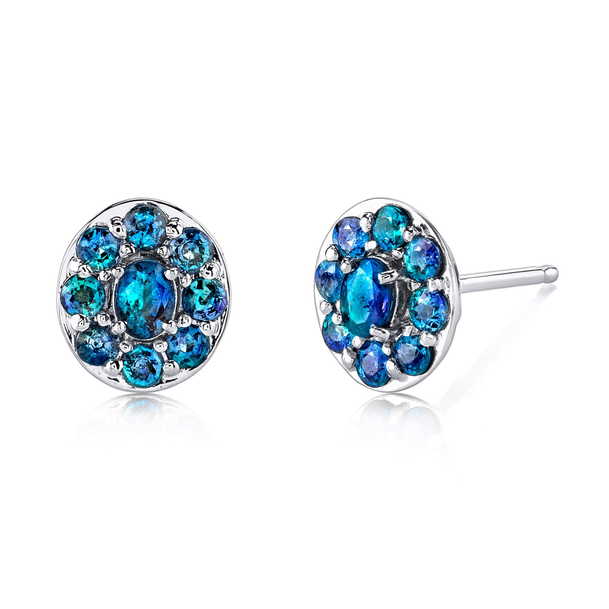 Star Bright - 14K White Gold Alexandrite Earring