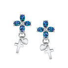 Star Cross - 18K White Gold Alexandrite Earring