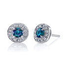 Princess Lady - 18K White Gold Alexandrite Earring