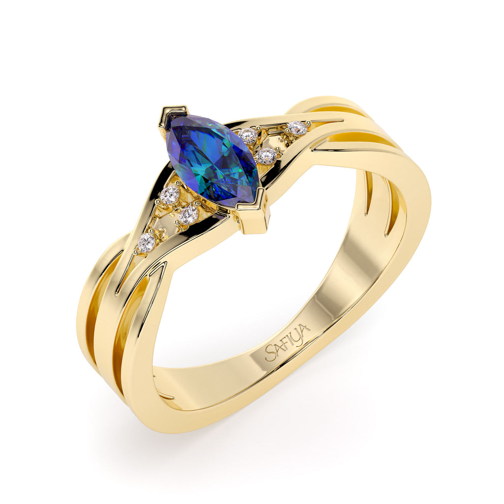 Embrace the Moment - 14K Yellow Gold Natural Alexandrite Ring