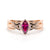 Embrace the Moment - 14K Rose Gold Natural Alexandrite Ring