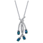 Angel Wings - 14K White Gold Alexandrite Pendant