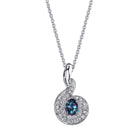 Sweet Vow - 14K White Gold Alexandrite Pendant