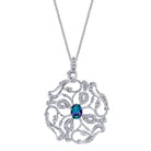 Forest - 14K White Gold Alexandrite Pendant