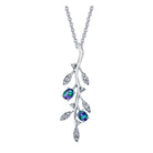 Peace Symbol - 14K White Gold Alexandrite Pendant