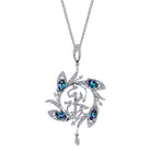 Deep Orient - 14K White Gold Alexandrite Pendant