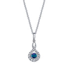 Eye in the Sky - 14K White Gold Alexandrite Pendant