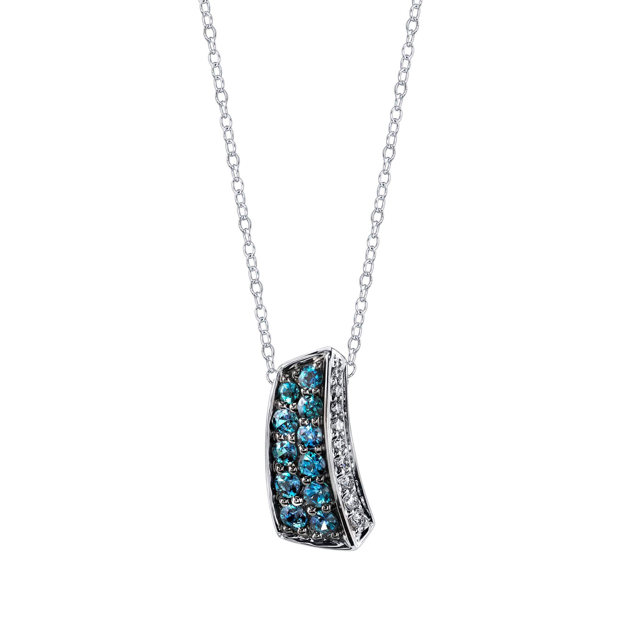 Secret Dream - 18K White Gold Alexandrite Pendant