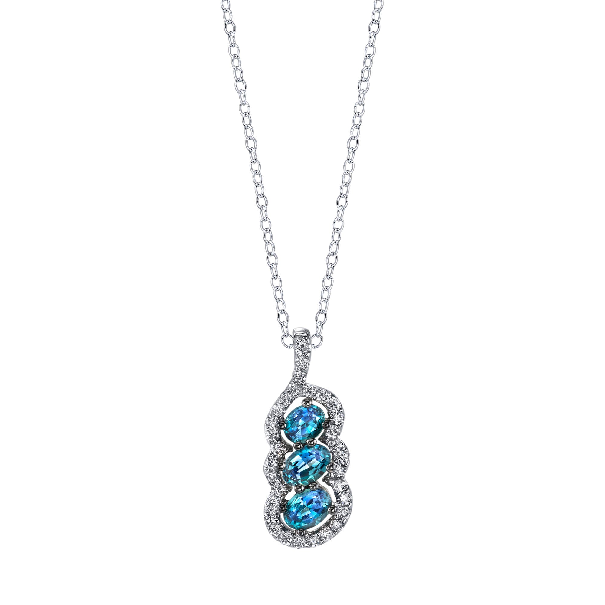 Divine Spirit - 18K White Gold Alexandrite Pendant