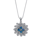 Four Hearts - 18K White Gold Alexandrite Pendant