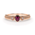 Nature's Charm Oval - 18K Rose Gold Natural Alexandrite Ring