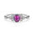 Modified Regal Honor 18K White Gold Natural Alexandrite Ring