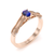 Noble Grace - 14K Rose Gold Natural Alexandrite Ring