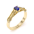 Noble Grace - 14K Yellow Gold Natural Alexandrite Ring