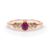 Hidden Beauty - 14K Rose Gold Natural Alexandrite Ring