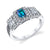 Perpetual Passion - 14K White Gold Alexandrite Ring