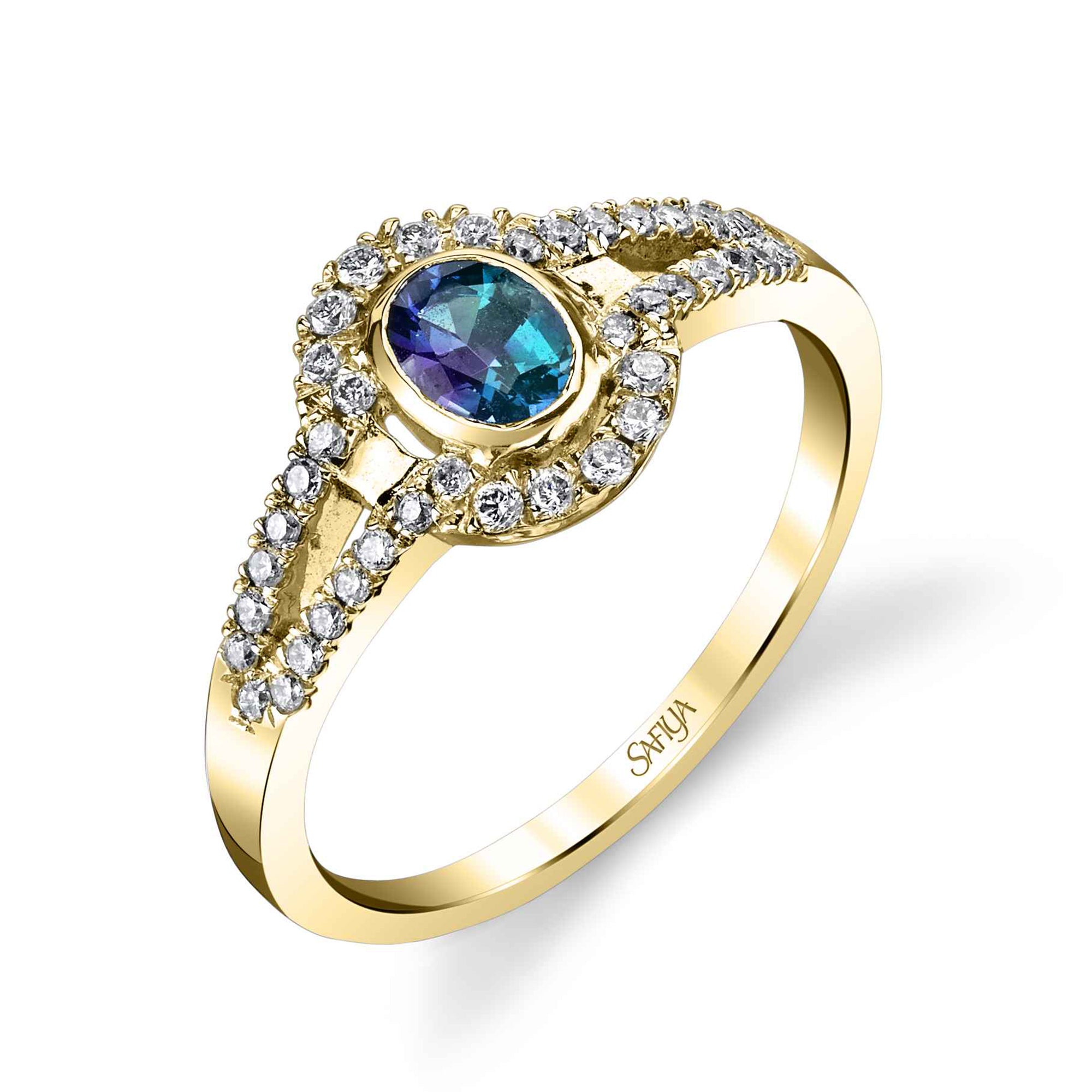 Soul Keeper - 18K Yellow Gold Alexandrite Ring