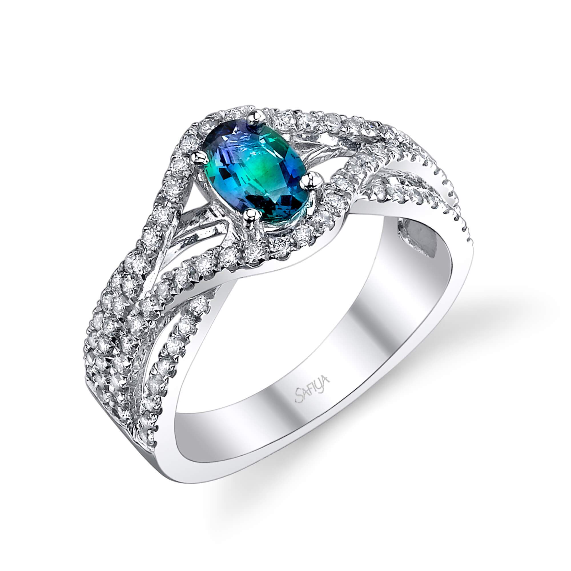 Brave Soul - 14K White Gold Alexandrite Ring
