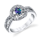 Captivation - 18K White Gold Alexandrite Ring