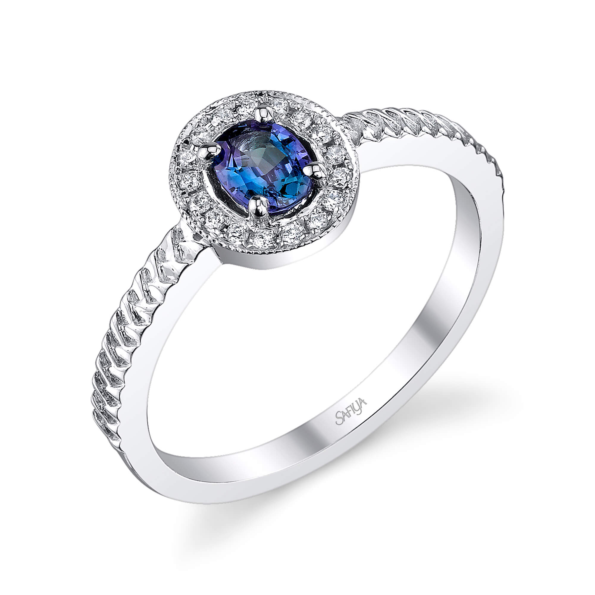 Love Potion - 14K White Gold Alexandrite Ring