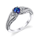 Simple Joy - 14K White Gold Alexandrite Ring