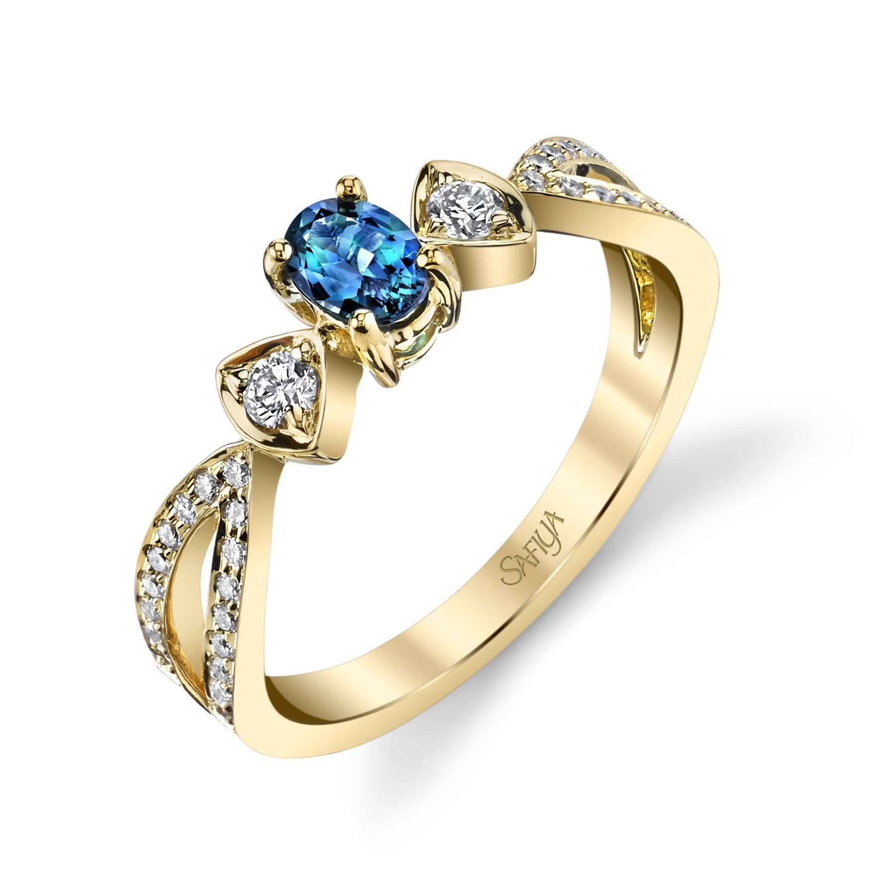 Pure - 18K Yellow Gold Alexandrite Ring