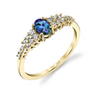 Tranquility - 14K Yellow Gold Alexandrite Ring
