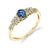 Tranquility - 14K Yellow Gold Alexandrite Ring