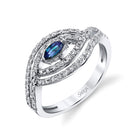 Eye of Wonder - 18K White Gold Alexandrite Ring