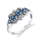Crown Princess - 18K White Gold Alexandrite Ring