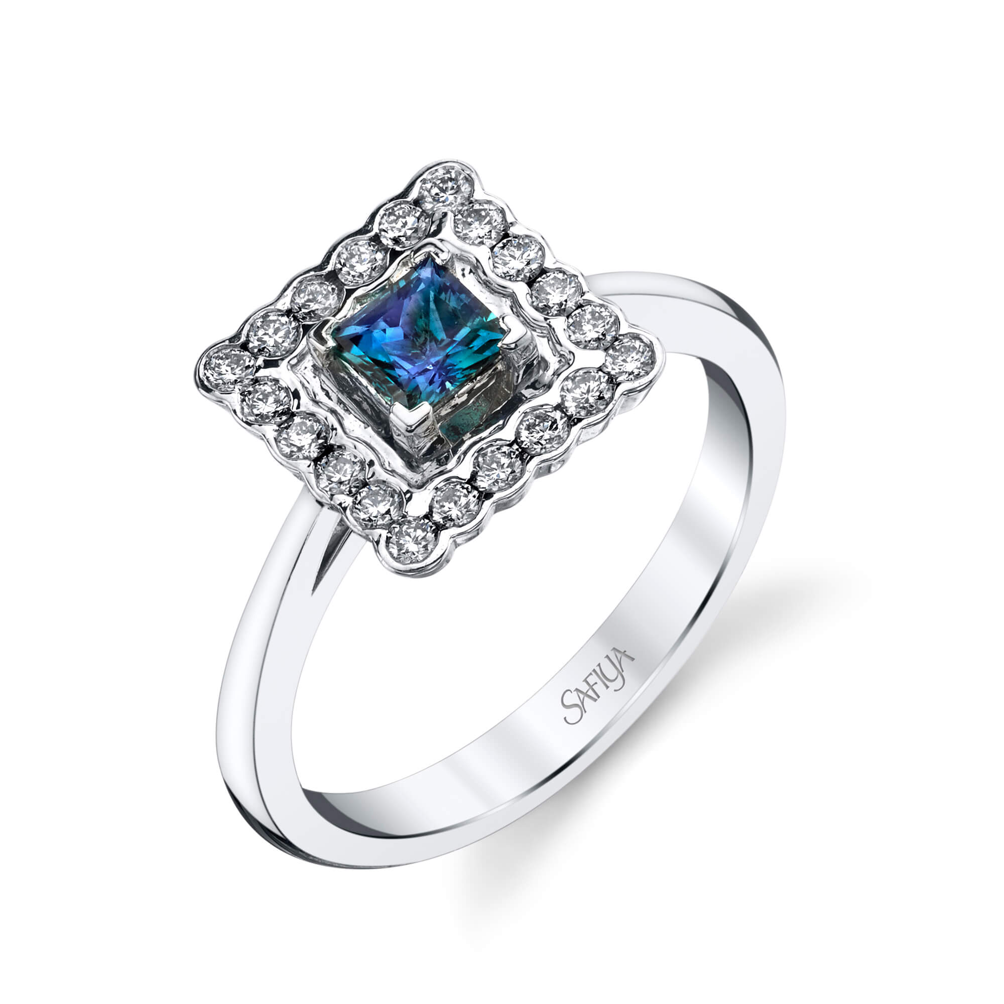 Deep Beauty - 18K White Gold Alexandrite Ring