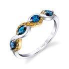 Pure Supremacy - 18K White Yellow Gold Alexandrite Ring
